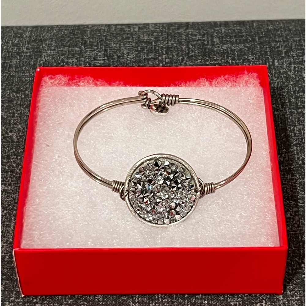 Fashion jewelry Women silver sparkle bracelet